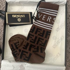 FENDACE FF 90S VINTAGE LOGO SOCKS